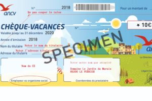 Chèque Vacances CAF et ANCV 2022